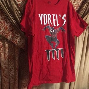 Spider-Man tee shirt large by fruit of the loom